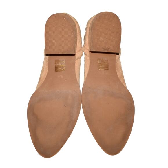 JEFFREY CAMPBELL $230 Taggart Ankle Bootie Beige Suede Cutout Size 8.5 - Picture 6 of 6